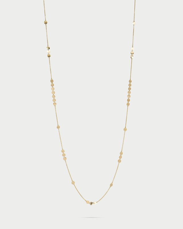 Collana Con Medaglie Plain 90cm - cl-031 m3 au Collana Con Medaglie Plain 90cm - cl-031 m3 au